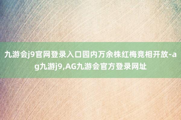 九游会j9官网登录入口园内万余株红梅竞相开放-ag九游j9,AG九游会官方登录网址