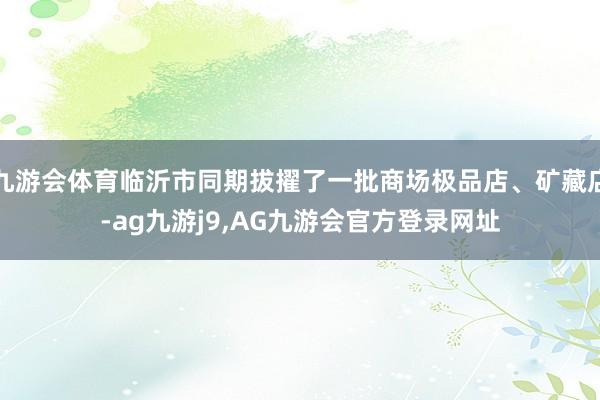 九游会体育临沂市同期拔擢了一批商场极品店、矿藏店-ag九游j9,AG九游会官方登录网址