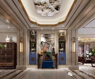 武漢別墅裝修丨中國院子仁海墅-新中式作品