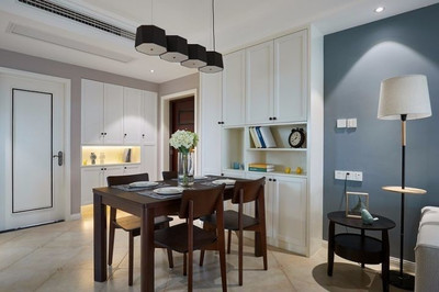 武漢90平米裝修效果圖,當美式混搭北歐,這搭配真心好看!