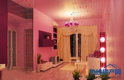 打印_75平米浪漫喜慶小婚房 簡約實用小戶型裝修效果圖_武漢熱線房產網