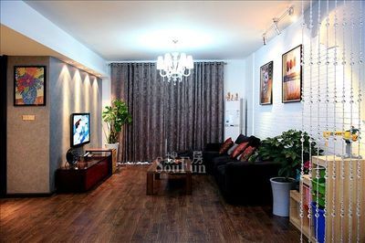 混合型風(fēng)格裝修效果圖-萬科漢陽國際-三居室-130.00平米-武漢裝修設(shè)計(jì)-搜房裝修家居網(wǎng)