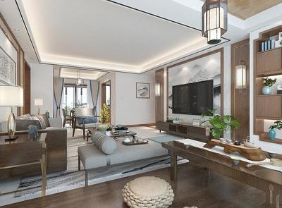 武漢夫妻新中式風裝修，滿室文化韻味的藝術品味