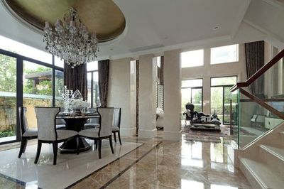 復(fù)地東湖國際269.01平米三居室 溫馨別墅設(shè)計(jì)，演繹歐美風(fēng)情